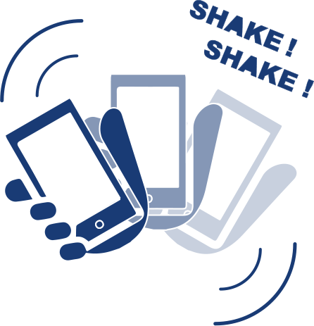 スマホを降る